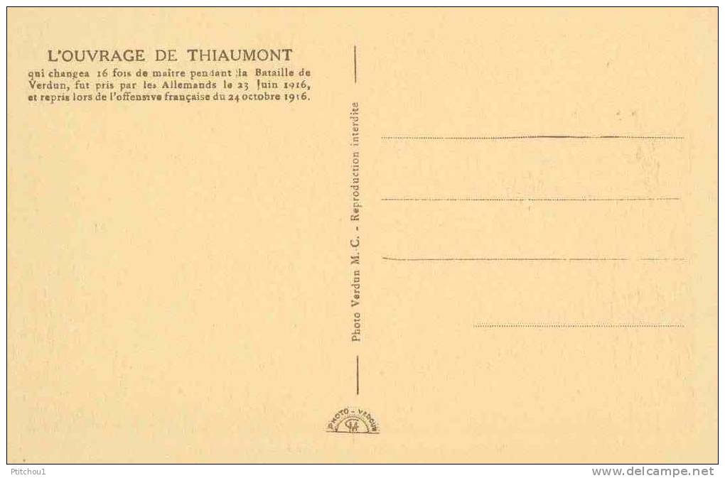 THIAUMONT Restes De L´ouvrage - Altri & Non Classificati