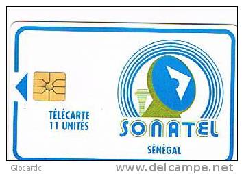 SENEGAL  - SONATEL  (CHIP) -  LOGO 11 UNITS             - USED   -  RIF. 840 - Senegal