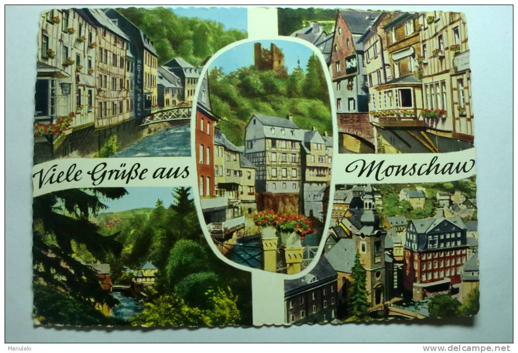 Monschau / Montjoie / Eifel - Schönes Altes Städtchen An Der Rur - Monschau