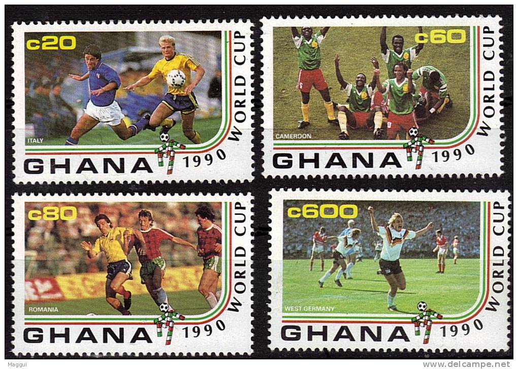 GHANA   N° 1162/65  * *   ( Cote 7.70e ) Cup 1990   Football  Soccer Fussball - 1986 – Mexico