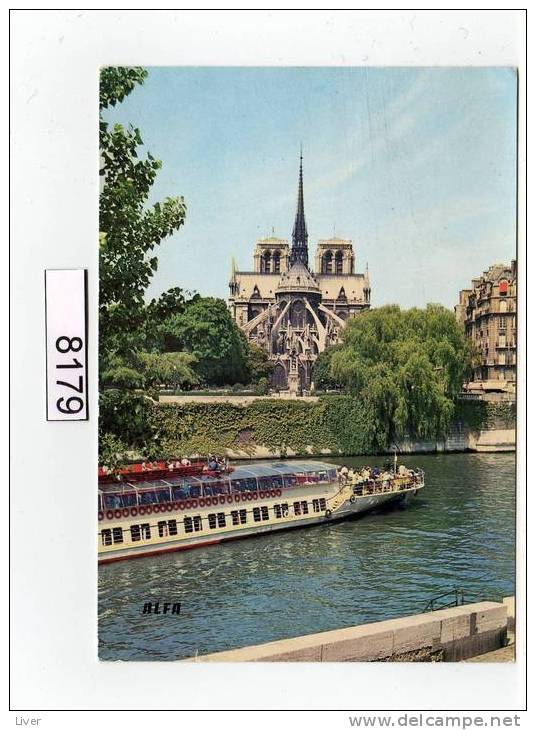 Paris L´abside De Notre Dame Et La Seine - Notre Dame De Paris