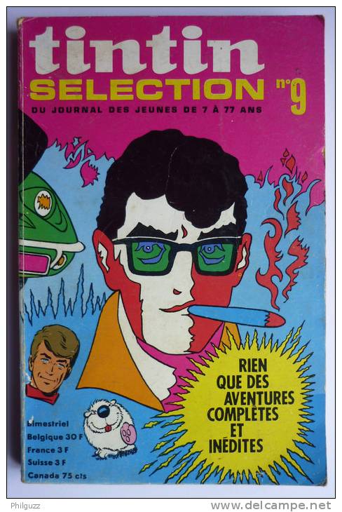 TINTIN SELECTION N°9 (2) COUVERTURE MAGELAN DAN COOPER  JARI ROBIN  RIC HOCHET - Tintin