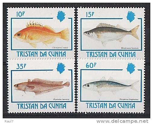 TRISTAN DA CUNHA - 1992 Poissons  Neufs *** // Mnh // CV €10.00 - Tristan Da Cunha