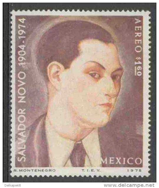 Mexico 1975 Mi 1463 ** Salvador Novo (1904-1974) Writer / Schriftsteller / écrivain - Schrijvers