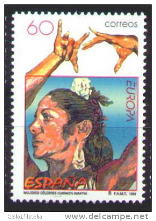 1996 - SPAGNA / SPAIN - EUROPA CEPT - DONNE FAMOSE. MNH - 1996