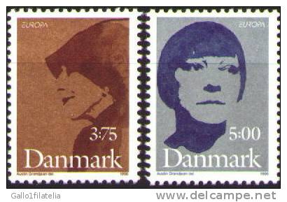 1996 - DANIMARCA / DENMARK - EUROPA CEPT - DONNE FAMOSE. MNH - 1996