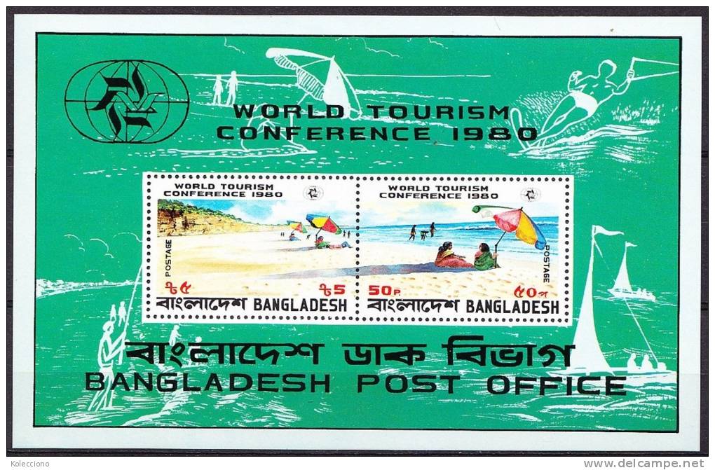 Bangladesh 1980 Yv. HB 7, World Tourism Conference MNH - Bangladesh