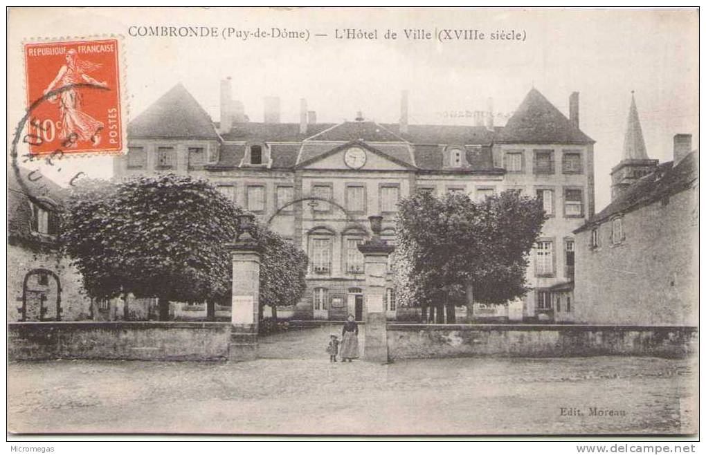 COMBRONDE - L'Hôtel De Ville - Combronde