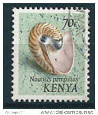 Kenia  1971/74  Muscheln  70 C (Inscr "N. Pompilius")  Mi-Nr.44 II  Gestempelt / Used - Kenia (1963-...)