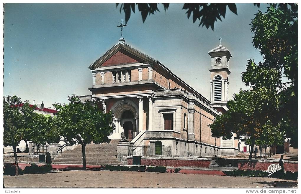 Algérie- SOUK-AHRAS  - L,église   ( En 1958 ) - Souk Ahras