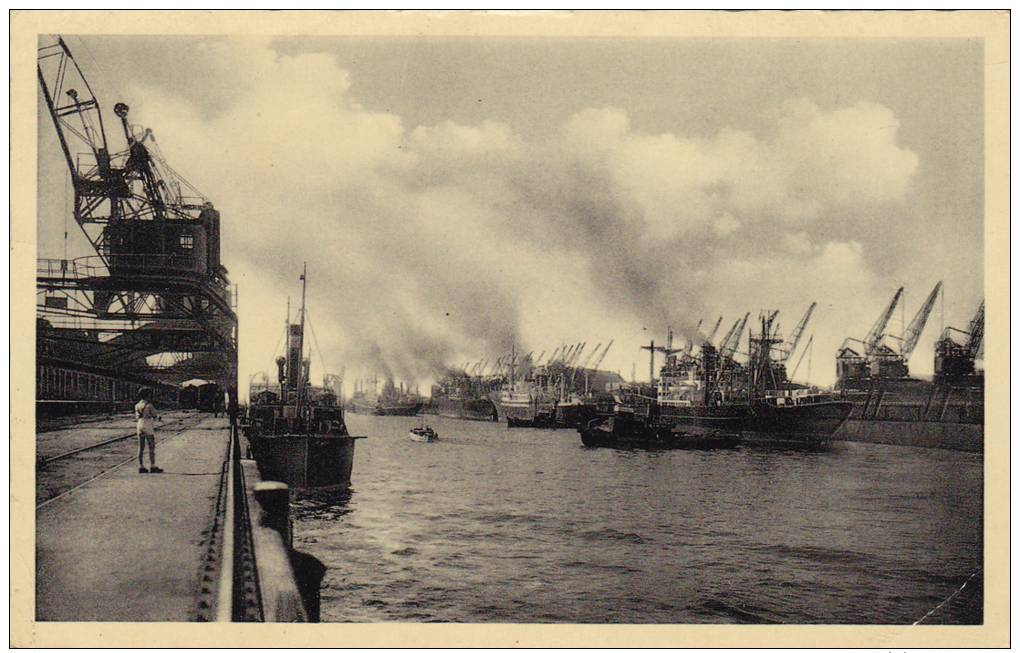 Bremen , Germany 30-50s ; Uberseehafen - Bremen