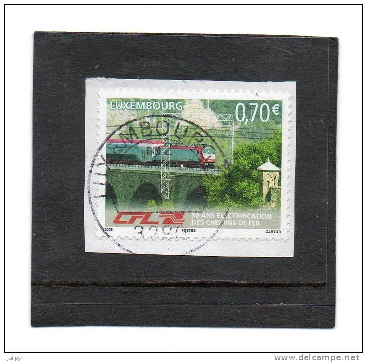 LUXEMBOURG    0,70 €   Année 2006   (sur Fragment Oblitéré) - Usati