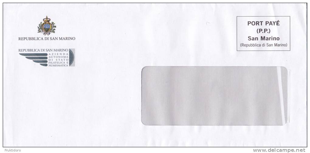 San Marino Envelopes Port Payé Circulated - Errors, Freaks & Oddities (EFO)