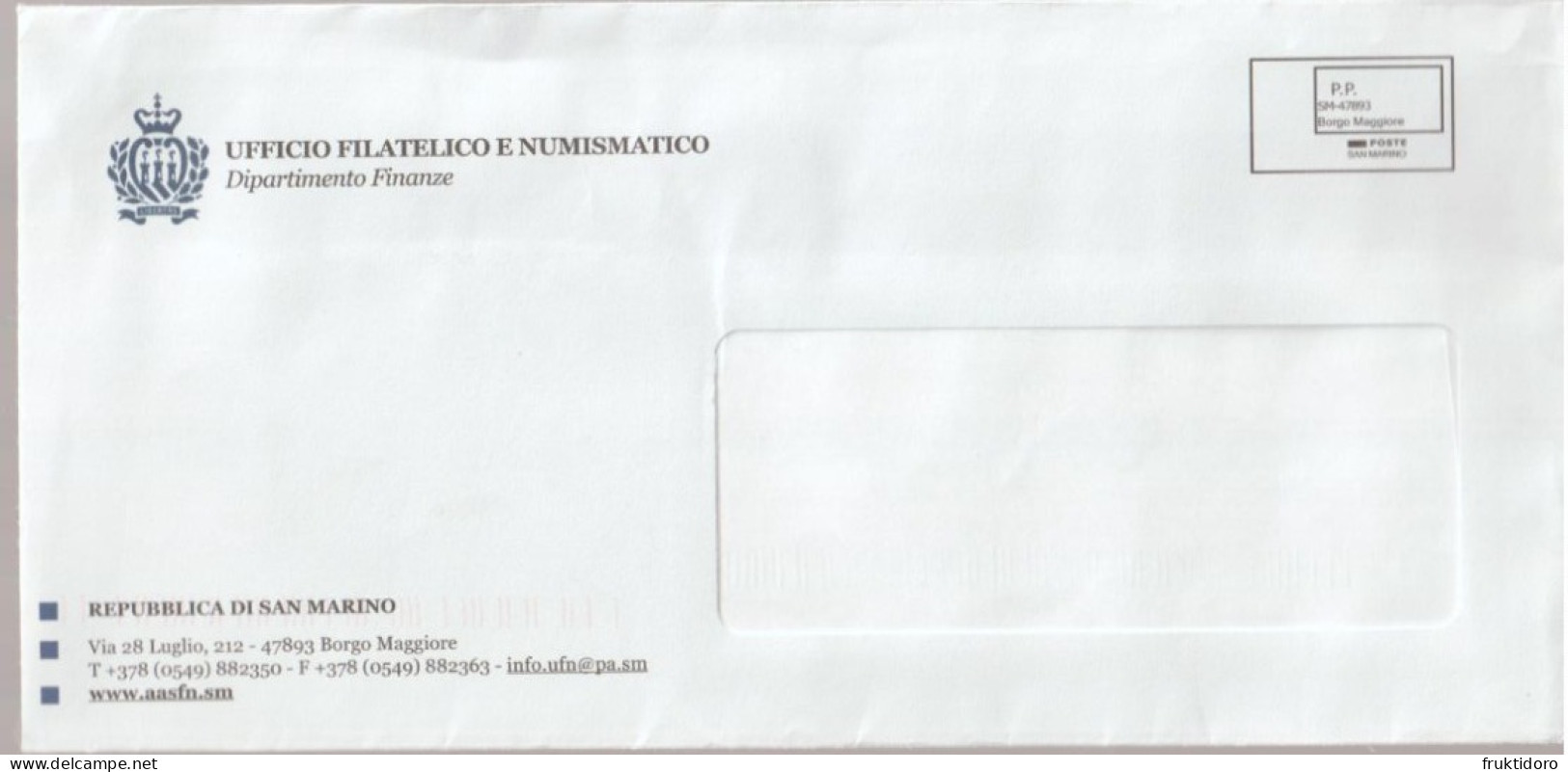 San Marino Envelopes Port Payé Circulated - Varietà & Curiosità