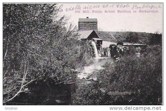 OLD MILL (SUSANVILLE CAL) PUBLIC SCHOOL BUILDING IN BACKGROUND - Autres & Non Classés