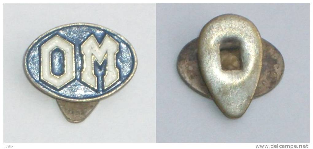 OM Lupetto - Italy Old Buttonhole Pin Italia Truck LKW Lastwagen Autocarro Camion Caminhao Car Autobus Bus Van Furgone - Andere & Zonder Classificatie