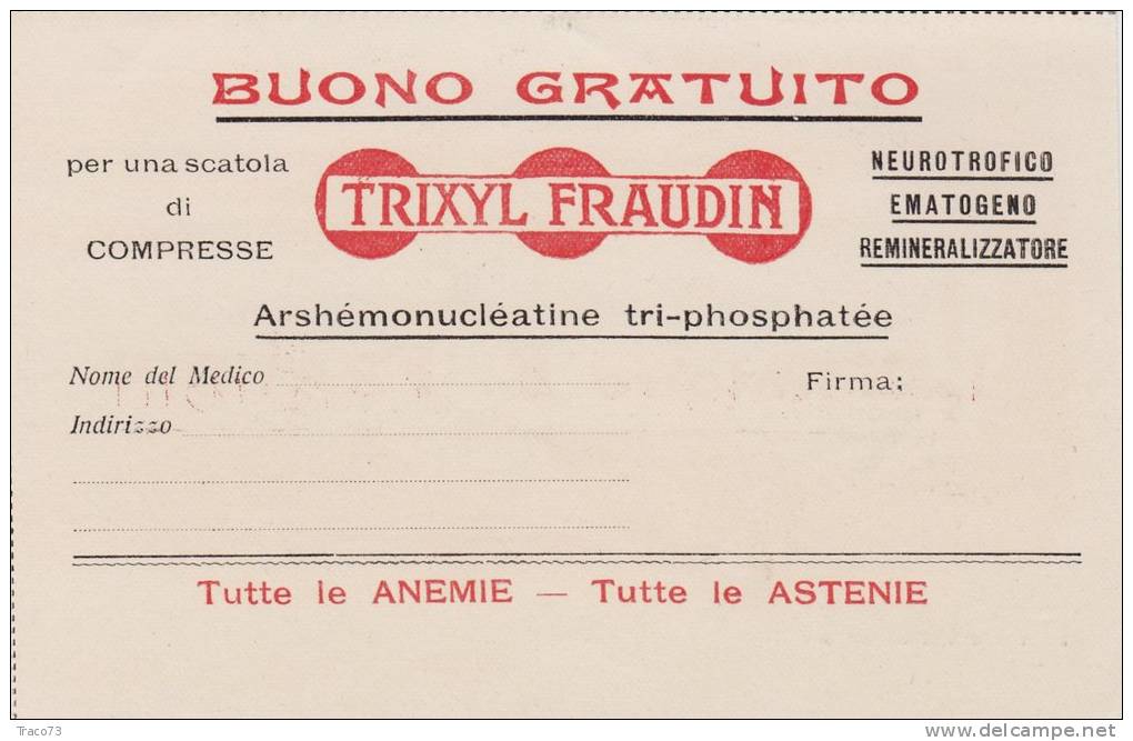 BOLOGNA PER PARIGI  -  " Laboratoire E. Fraudin " Buono Sconto  - Card  /  Cartolina Pubblicitaria - Reklame