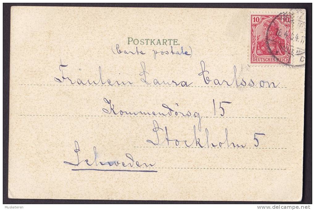 Germany Deutsches Reich PPC Rheingrafenstein 1904 Simple Backside (2 Scans) - Bad Kreuznach