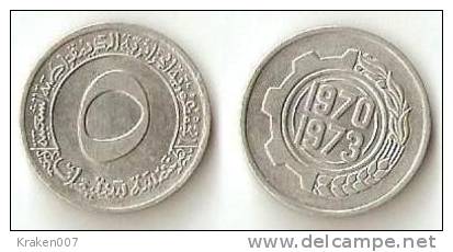 Algeria  5 Centimes  1970 - Algérie