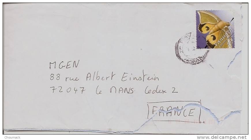 LETTRE VANUATU  Oblitération Port Vila 2005 - Vanuatu (1980-...)