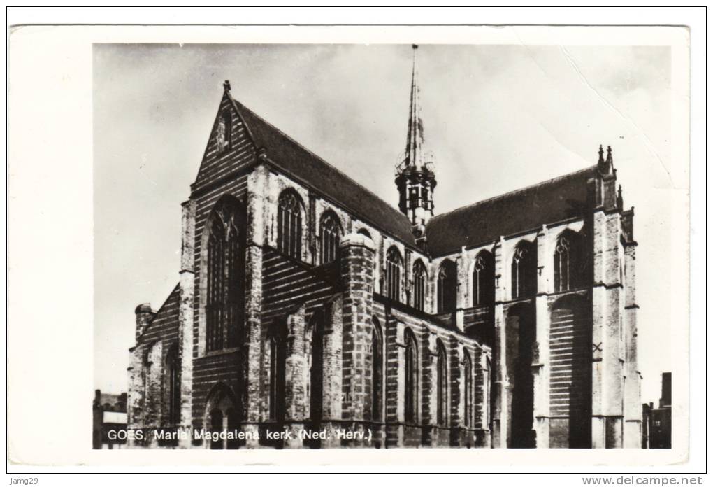 Nederland/Holland, Goes, Maria Magdalena Kerk (Ned. Herv.), Ca. 1960 - Goes