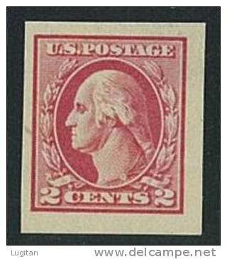 FILATELIA  - STATI UNITI - U.S. Stamp # 532 Unused MNH XF- 2 Cent Carmine Washington. Umperf. NON DENTELLATO - Neufs