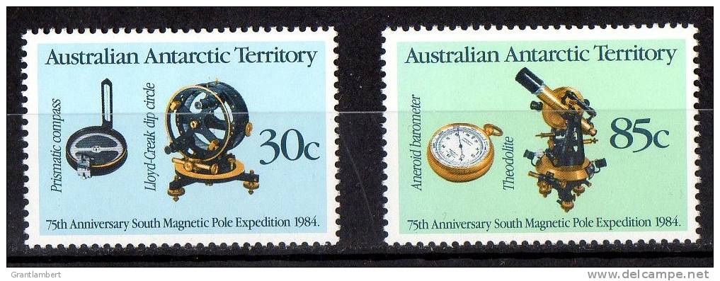 Australian Antarctic 1984 75th Anniversary South Magnetic Pole Expedition MNH - Unused Stamps