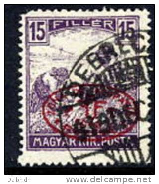 DEBRECEN 1919 15f Harvesters With Red Overprint Used.  Michel 19b - Debrecen