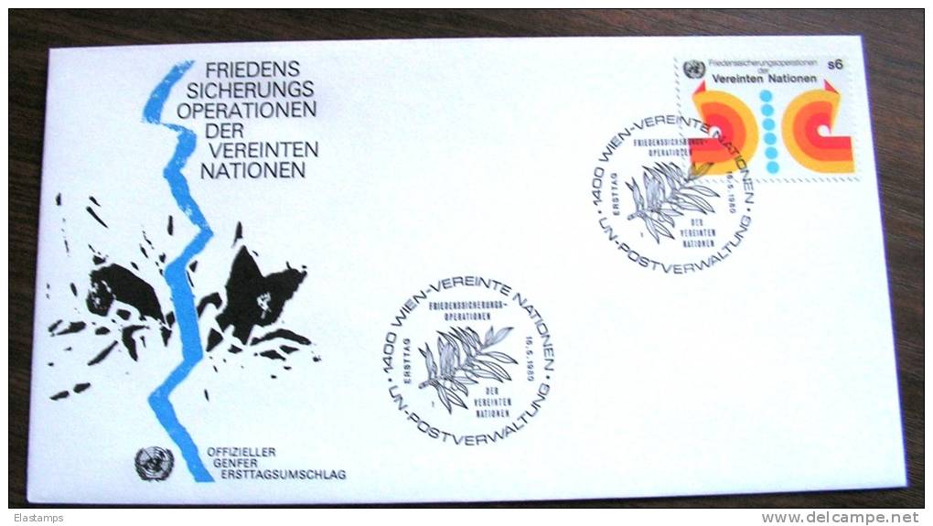 ==UNO WIEN  FDC 1980 - FDC