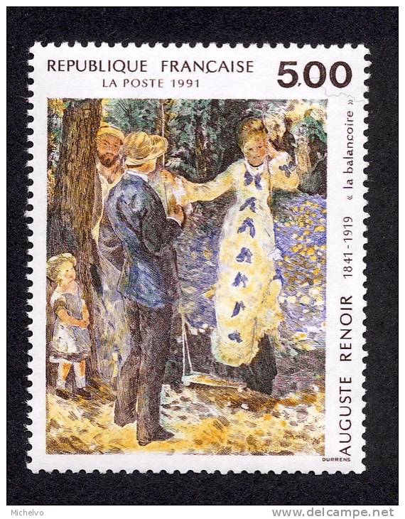 France 1991 - Yv N° 2692 ** - Renoir - Unused Stamps