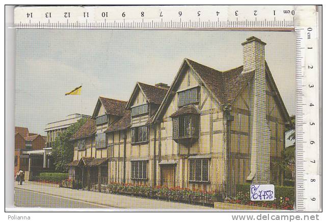 PO0775B# STRATFORD-UPON-AVON - SHAKESPEARE'S BIRTHPLACE  VG - Stratford Upon Avon