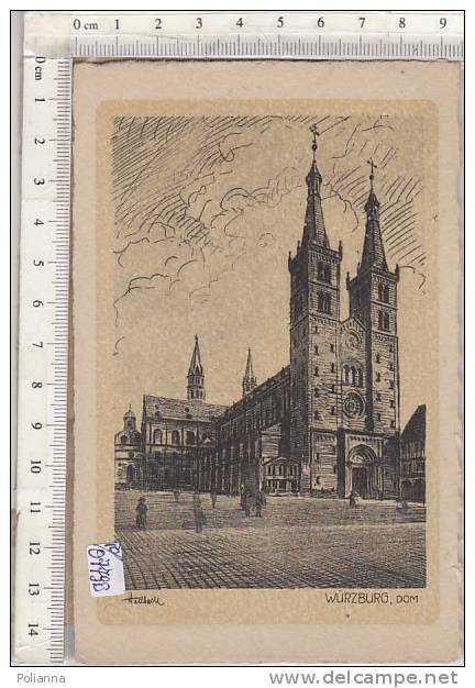 PO0779B# GERMANIA - GERMANY - WURZBURG  VG 1926 - Wuerzburg