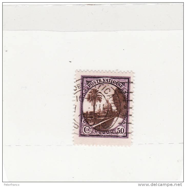 1933 Vaticano - Giardini E Medaglioni - Used Stamps
