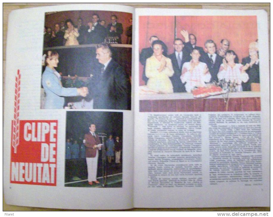 NADIA COMANECI-QUEEN OF GYMNASTICS- @ NASTY/TIRIAC- 1977 SPORTUL ALMANACH - Libros