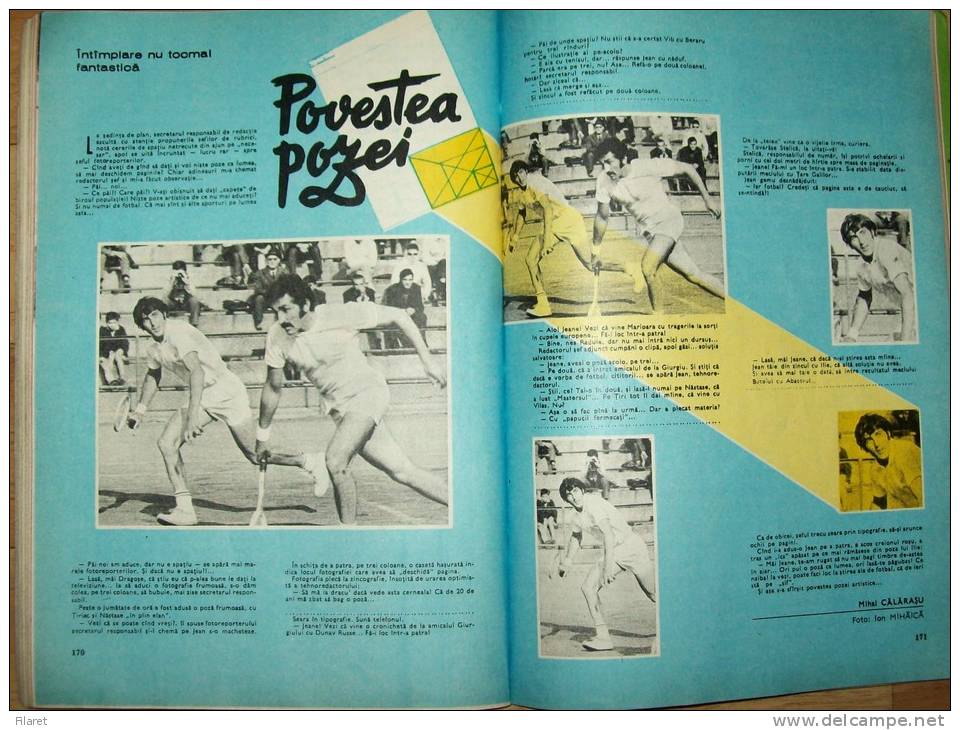 NADIA COMANECI-QUEEN OF GYMNASTICS- @ NASTY/TIRIAC- 1977 SPORTUL ALMANACH