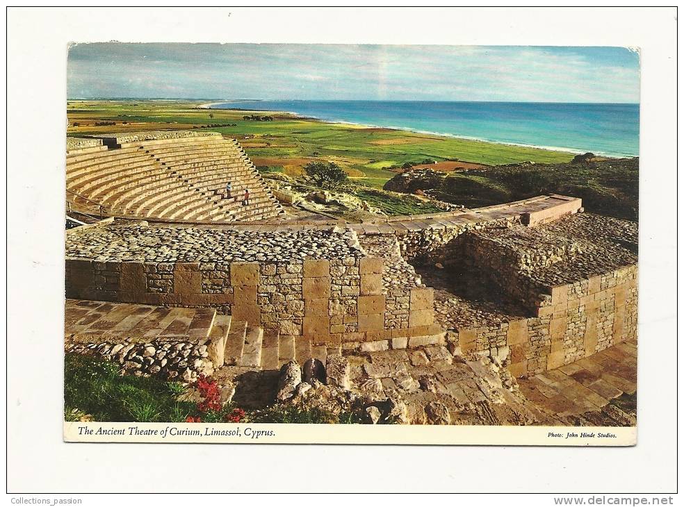 Cp, Chypre, The Ancient Theatre Of Curium, Voyagée 1981 - Cipro