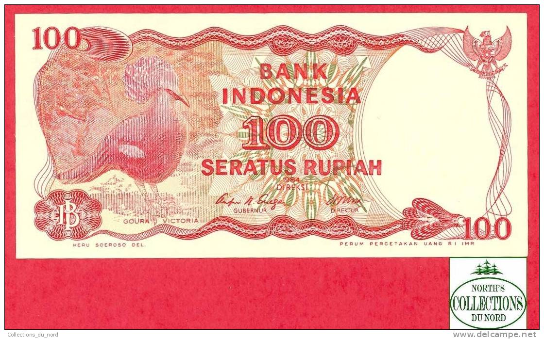 100 Rupiah Indonesia Banknote - 1984 - Paper Money / Billet Indonésie - Indonésie