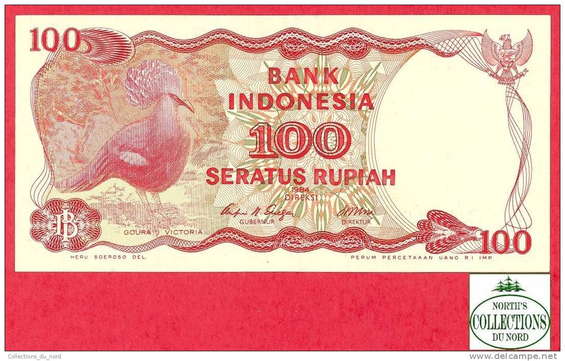 100 Rupiah Indonesia Banknote - 1984 - Paper Money / Billet Indonésie - Indonésie