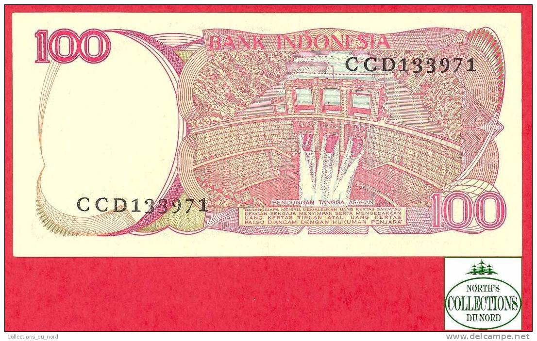 100 Rupiah Indonesia Banknote - 1984 - Paper Money / Billet Indonésie - Indonésie