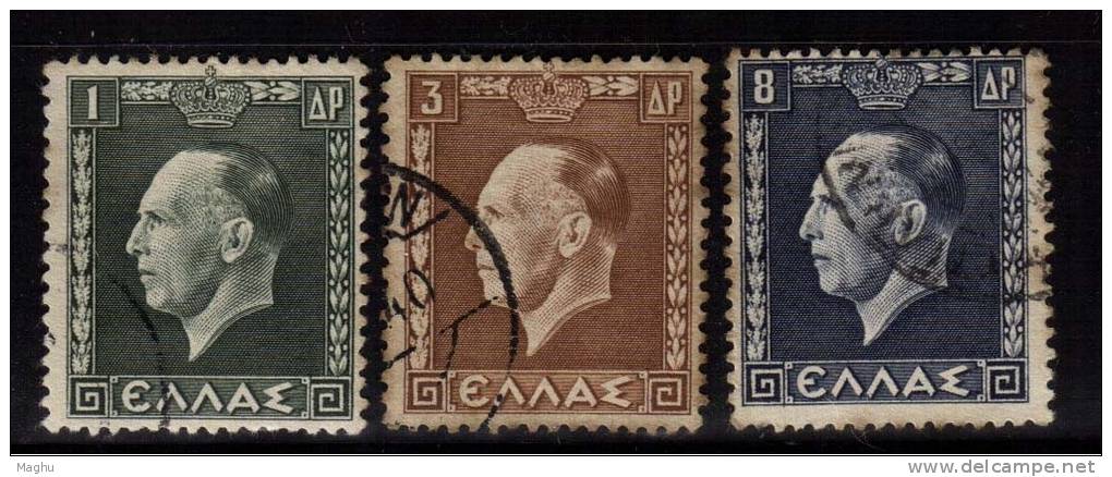 Greece Used 1937, 3v - Usati