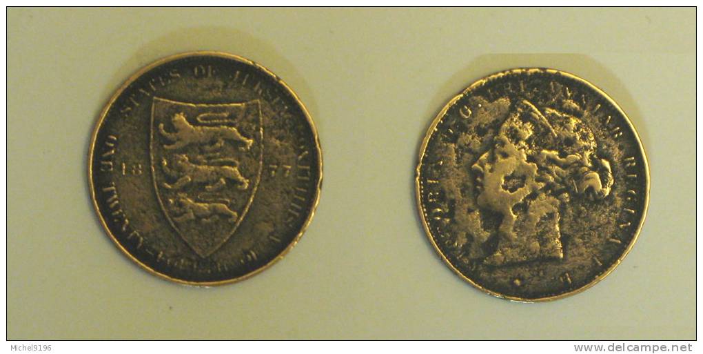 1 /24ème De Shilling Jersey 1877 - Jersey