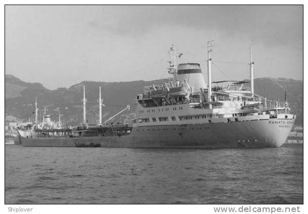 Pétrolier Russe PAMYAT LENINA  - Photo Ancienne Michael DJ Lennon - Tankers