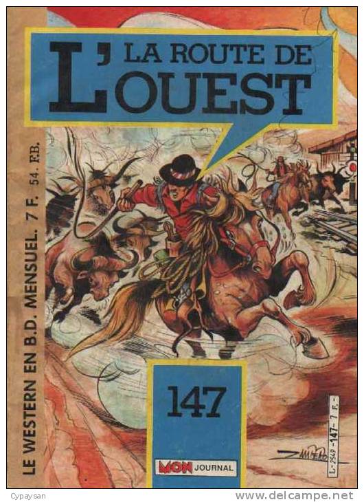 ROUTE DE L OUEST N° 147 BE MON JOURNAL 01-1987 - Mon Journal