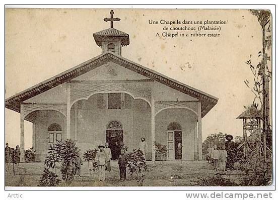 Une Chapelle Dans Une Plantation De Caoutchouc - Malesia