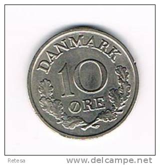 DENEMARKEN  10 ORE  1966 - Dänemark