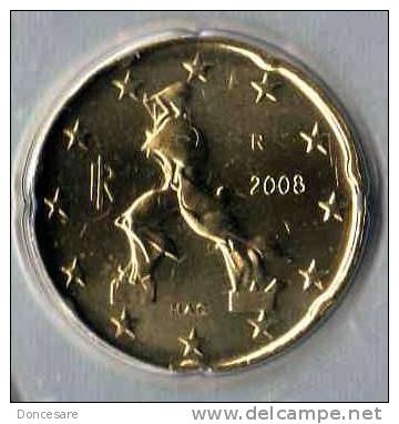 **  20 CENT ITALIE 2008 PIECE  NEUVE ** - Italie