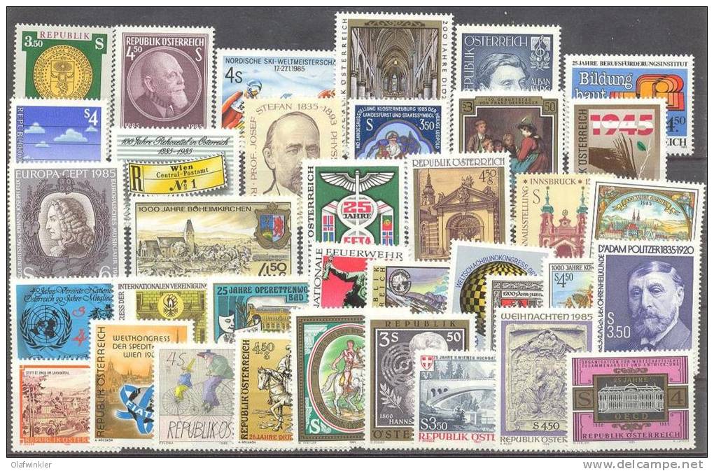 1985 Jahrgang ANK 1830-66 / Mi 1799-35 / Sc 1299-33+B350 / Y&T 1628-64 Postfrisch/neuf Sans Charn./MNH [hod] - Années Complètes