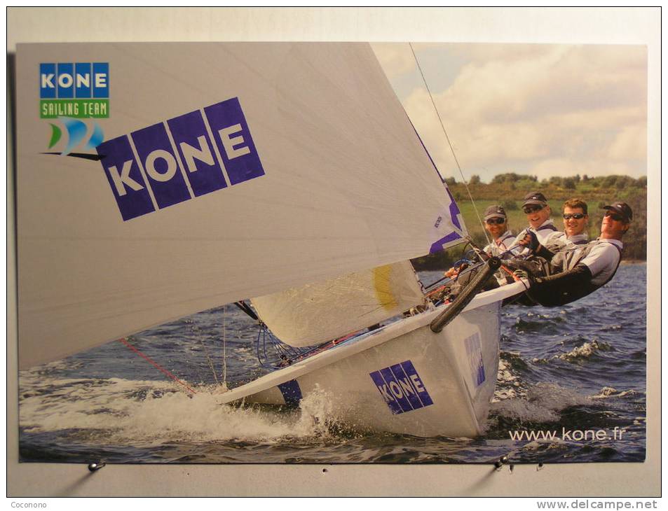 L'Equipage Du Longtze "Kone " Monospace Skippé Par Nicolas Bérenger Lors Du GP De L'Ecole Navale à Brest En 2009 - Vela