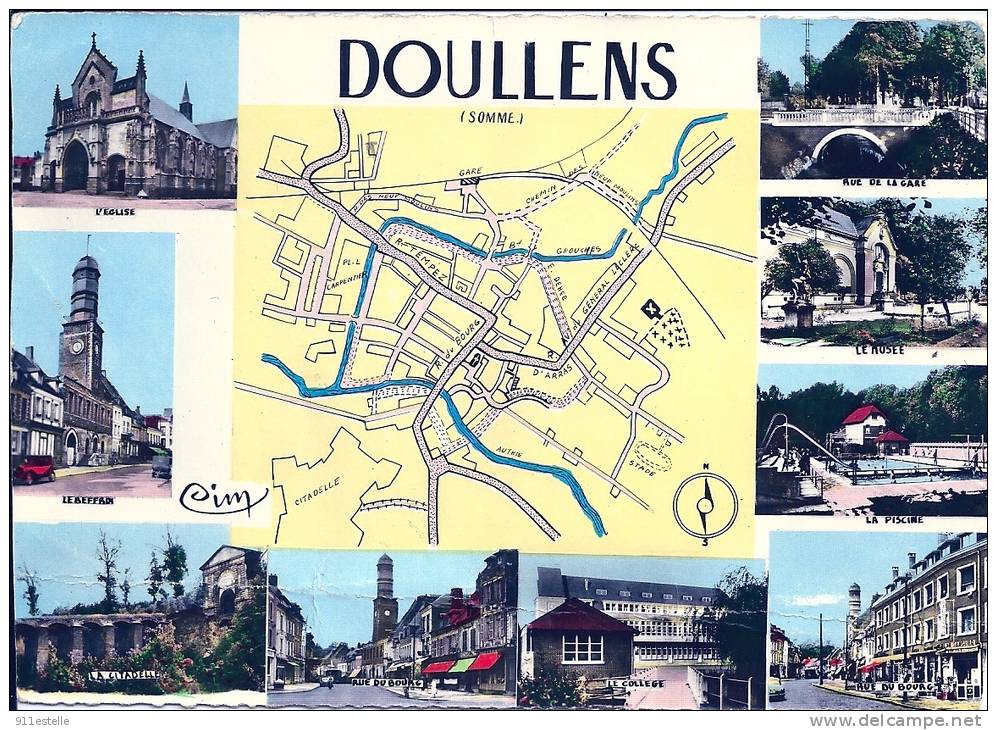 80 DOULLENS - ( Somme ) -    ( état Bords Recoupés ) - Doullens