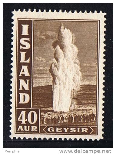 1939  Geyser   40 Aur * MH - Nuevos